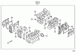 ENGINE OVERHAUL GASKET KIT 2